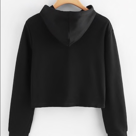 2x 🎀HP🎀 Black Lash Cropped Hoodie - Picture 5 of 5